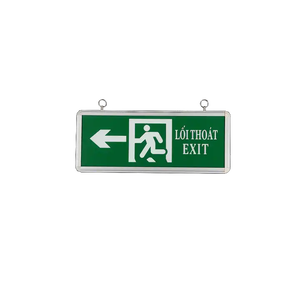 Lửa an toàn WM-100 LED khẩn cấp <span class=keywords><strong>Exit</strong></span> dấu hiệu ánh sáng khung nhôm + kính + sắt tấm - Product Image 3