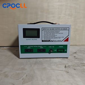 Стабилизатор напряжения однофазный автоматический SVC-<span class=keywords><strong>1500VA</strong></span>, 1.5 кВА, 98% КПД, 50/60 Гц, LED-дисплей - Product Image 3