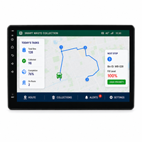 Terminal de véhicule Android 10,1 pouces simple DIN pour flotte, 4G LTE GPS, CarPlay sans fil, Android Auto, DSP, SIM unique en option, DVR