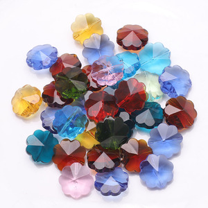 Pha Trộn Màu Sắc Đa Hình Dạng Hạt Thủy Tinh Vuông Drop Mận Hoa Helix Pha Lê Mặt Dây Chuyền Lỏng Hạt Cho DIY Handmade Làm Đồ Trang Sức - Product Image 6