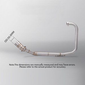 MGOD Nuevo Sistema de Escape Completo para Motocicleta Suzuki GSX-R150 GSXR 125 GSXR 150, Silenciador y Tubo Frontal de Carbono P113 - Product Image 5