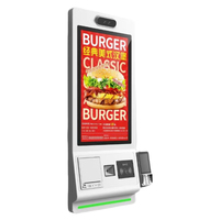 Écran tactile de commande en libre-service de 32 pouces avec SDK pour affichage numérique et kiosque de restaurant, PC Android