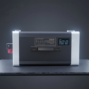 <span class=keywords><strong>Convertisseur</strong></span> d'énergie à onde sinusoïdale pure personnalisé 72V DC 220V AC 2500W avec affichage numérique pour voiture, yacht et usage domestique - Product Image 1