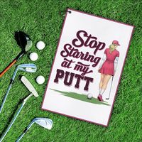 Serviette de golf imprimée Waffleg, séchage rapide, antibactérienne, respectueuse de l'environnement