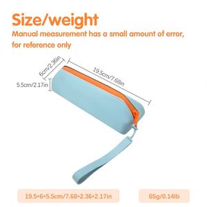 Hot Sale Customizable Waterproof Silicone Pencil <b>Case</b> Travel <b>Makeup</b> Bag for Storage - Product Image 3