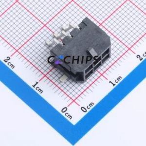430450610 Wire-to-Board Pin Header SMD,P=3mm,Horizontal Mount Connector 2x3P 3mm Horizontal Mount Micro-Fit (MX 3.0) - Product Image 1