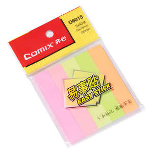 Comix D6015 <b>Sticky</b> Notepad 76x15mm Self-Adhesive Square Memo Pad 200 Sheets Reusable <b>Notes</b> For Office School Use - Product Image 5