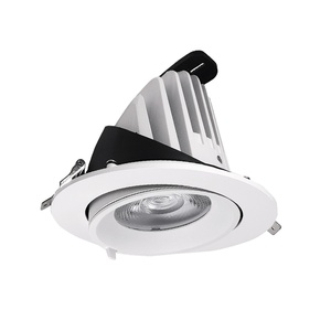 Tiêu Chuẩn Đơn Đầu Trần Lõm COB 5Inch 18W Điều Chỉnh Gimbal Trim <span class=keywords><strong>LED</strong></span> Xuống Ánh Sáng - Product Image 2