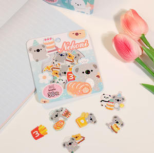 Некони пышные Стикеры для фестиваля сакуры эстетические наклейки оригинальные наклейки для кошек панда корги наклейки для животных - Product Image 6