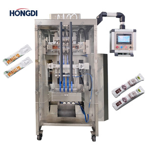 เครื่องบรรจุน้ำผึ้งแบบซองพร้อมห่อและบรรจุภัณฑ์สำหรับอาหาร ถุงขนาดเล็ก บรรจุภัณฑ์แนวตั้งแบบอัตโนมัติพร้อมมอเตอร์ - Product Image 2