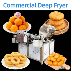 Máquina automática para freír con agitación, freidora de patatas fritas, máquina para freír pollo estilo <span class=keywords><strong>KFC</strong></span> - Product Image 3