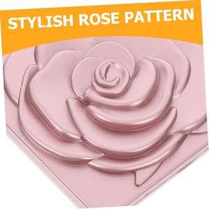 Perfect Gifts Travel Portable Small Mini Flower Cosmetic Make up <b>Mirror</b> Rose Square Shaped Foldable <b>Makeup</b> <b>Mirror</b> - Product Image 4