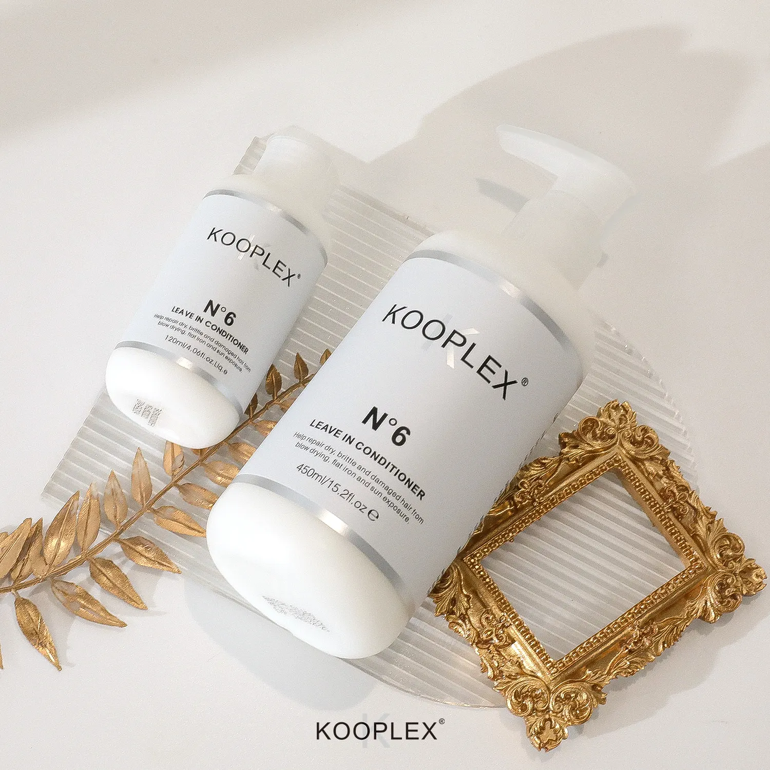 Migliore qualità Kooplex No.6 Natural Leave In Conditioner per capelli secchi o danneggiati