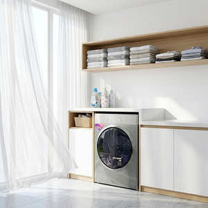 Sèche-<span class=keywords><strong>linge</strong></span> 12 kg à commande électrique, chauffage PTC, tambour en acier inoxydable avec capteur d'humidité et triple protection thermique - Product Image 1