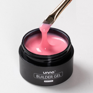 Unna bán buôn UV gel nhanh chóng xây dựng Nail Extension Jelly Nude màu hồng rõ ràng cứng Gel <span class=keywords><strong>Builder</strong></span> gel lỏng - Product Image 4
