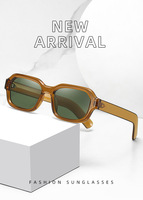 Lunettes de soleil rectangulaires tendance, design chic et simple, UV400, légères, pour le streetwear