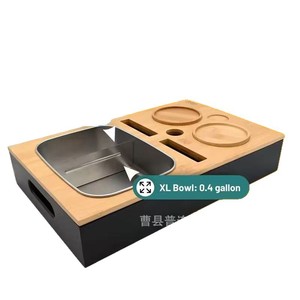 Couch Friend Wooden Storage <b>Tray</b> With Bottle Holder Remote Slot <b>Snack</b> Compartment Desktop Organizer For Living Room Use - Product Image 5