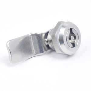 स्टेनलेस स्टील 304 कुंजी लॉक पॉलिश फिनिश डबल बिट तिमाही बारी स्क्वायर त्रिकोण हेक्स लॉक टिकाऊ एंटी-चोरी डिजाइन - Product Image 2