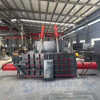 Machine de compactage et de pressage automatique PLC pour ferraille d'alliage, fil d'aluminium, fil d'acier, cuivre et canettes de bière, prête à l'expédition