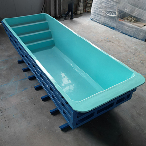 Kho khách sạn sân sau khảm gạch nhựa sợi thủy tinh hồ bơi trên mặt đất Hồ bơi gia đình nhỏ hồ bơi Spa ngoài trời inground - Product Image 2