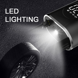 Электрический воздушный мини-насос 2000 мАч, компрессор с аккумулятором, воздушный насос с ЖК-экраном, воздушный компрессор для автомобиля, велосипеда, мотоцикла - Product Image 5