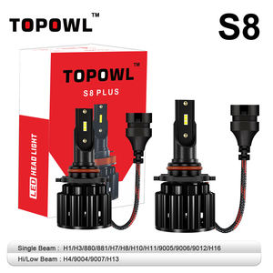 S8 светодиодные фары высокой мощности светодиодные лампы <span class=keywords><strong>100</strong></span> Вт 200 Вт 50 Вт 25 Вт заводская цена светодиод H1 H4 H7 H11 H13 9004 9005 9006 - Product Image 3