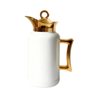 Vente chaude De Luxe 2L Arabe Thermos Eau Thé Café Vide Pot En Acier Inoxydable Thermique Vide Flacons Cruche