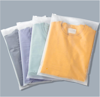 Sac transparent d'emballage en plastique biodégradable pour le sac givré de tirette d'EVA de chaussures pour le T-shirt d'habillement de vêtement
