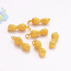 yitongsy Método Antiguo para Preservar el Color Dorado, Lo Bueno Viene Uno Después del Otro, Colgante de Cacahuete Sólido, Accesorios DIY - Product Image 4
