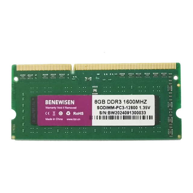 Cheap DDR3 8GB Memories Notebook Ram 1600mhz 1.35V SODIMM Laptop Memory