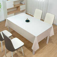 Nappe en PVC à paillettes prix usine RNPT, blanche irisée, avec envers en flanelle, lavable, pour décorations de table de festival et de mariage