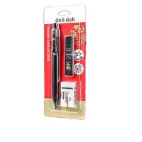 Deli S838 2B Examen Snap Pen Tarjeta de respuesta Examen Set Auto Lápiz de alta calidad