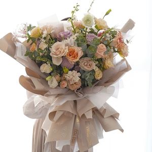 New Arrival 58*58cm Heart Pattern Printed Floral <b>Wrapping</b> <b>Paper</b> for Flowers Florist Bouquet Wrapper - Product Image 6