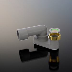 Outil de tournage de siphon noir 1 \ "1/2 \" avec écrou en laiton - Product Image 4