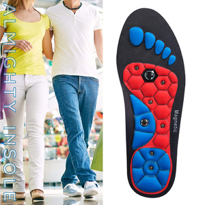 Palmilhas Ortopédicas Magnéticas de Acupressão para Homens e Mulheres, Palmilhas de Espuma de Memória para Conforto Esportivo e Alívio da Dor nos Pés, Palmilhas de Reflexologia - Product Image 3