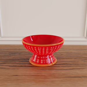 OEM Erhöhter Keramik-Futternapf mit Vintage-Muster Erhöhte Fütterungsschale für Katzen & Kleine Hunde Großhandel Maßanfertigung - Product Image 4