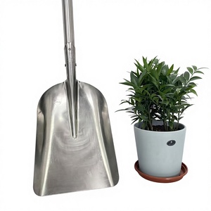 Pelle de cuisine extra large en acier inoxydable 304 épaissi, non magnétique, pour l'extérieur, pelle de terrassement carrée élargie - Product Image 1