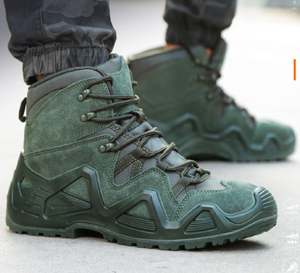 Botas de Senderismo TSB07 Personalizadas, Color Verde Ruinas, Camuflaje CP, Color Caqui, Verde Oscuro, para Caza - Product Image 5