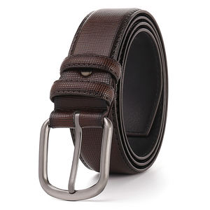 2024 पु चमड़े के बेल्ट पुरुष पेशेवर बेल्ट पुरुषों के लिए पिन बकल बेल्ट - Product Image 3
