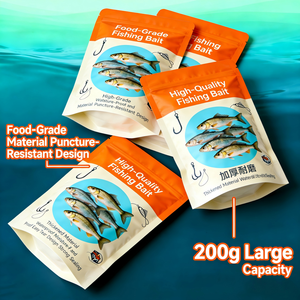 Bolsas de Plástico Suave para Señuelos de Pesca y Bolsas de Embalaje para Cebos con Impresión Personalizada, Transparentes, Resellables con Cierre para Anzuelos y Señuelos - Product Image 2