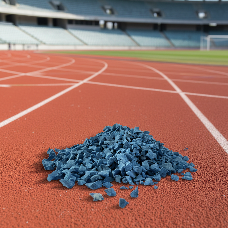 EPDM Rubber Granules Elastic Soft Surface
