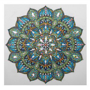 Giocattoli di pasta creativa OEM Mandala kit di arte diamante per adulti e bambini <span class=keywords><strong>passatempo</strong></span> con bella pittura diamante - Product Image 2