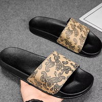 Sandal Rumah Pria Anti Selip Terbaru Grosir Langsung Pabrik, Sandal Motif Musim Panas untuk Pria, Sandal Berkualitas Tinggi untuk Pria