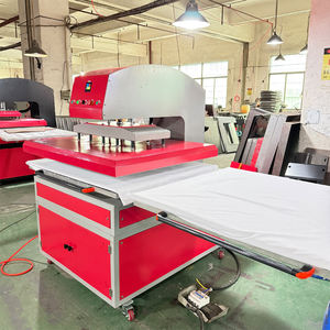 Presse à Chaud Double Plaque Grande Taille 80x100 100x120 Prix Direct Usine pour Personnaliser Vos T-shirts, Vêtements, Sacs et Robes - Product Image 4