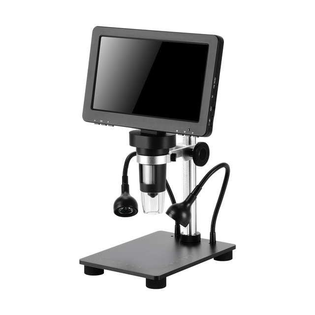 Stock 1200X Digital Microscope 7INCH  for PCB Repairs with Scale Base (ES1051)