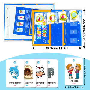 Juego de 78 Tarjetas de Calendario de Bolsillo para Niños y Niñas, Aprendizaje Preescolar, Desarrollo de Sentencias - Product Image 6