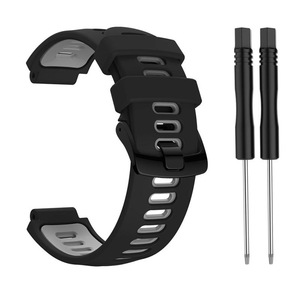Correa de silicona deportiva para <span class=keywords><strong>Garmin</strong></span> <span class=keywords><strong>Forerunner</strong></span>, banda amigable con la piel de doble color, de alta calidad, 220, 230, 235, 620, 630, <span class=keywords><strong>735XT</strong></span> - Product Image 6