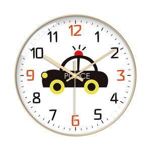 Orologio <span class=keywords><strong>da</strong></span> Parete Moderno Rosso a Forma di Camion 10 Pollici, Piccolo Orologio al Quarzo con Lancette per Bambini, Stile Antico per Soggiorno, Personalizzabile dal Produttore - Product Image 4