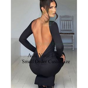 Abito da Festa di Alta Qualità in Raso Elasticizzato <span class=keywords><strong>con</strong></span> <span class=keywords><strong>Spacco</strong></span> Laterale, <span class=keywords><strong>Monospalla</strong></span> e Manica Lunga - Product Image 1