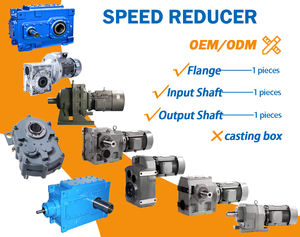 ชุดเกียร์แบบขดลวด0.37KW-3KW กล่องเกียร์แบบอินไลน์ R67 R57 R47แบบกำหนดเอง - Product Image 6